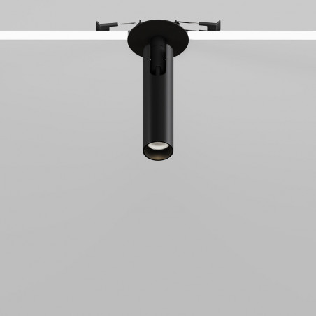 Reflektor sufitowy podtynkowy Focus T LED 3000K 3cm H12,5cm czarny Maytoni