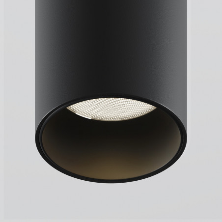 Reflektor sufitowy podtynkowy Focus T LED 3000K 3cm H30cm czarny Maytoni