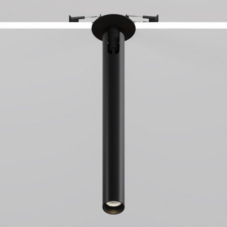 Reflektor sufitowy podtynkowy Focus T LED 3000K 3cm H30cm czarny Maytoni