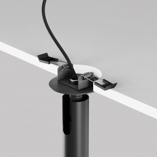 Reflektor sufitowy podtynkowy Focus T LED 3000K 3cm H30cm czarny Maytoni