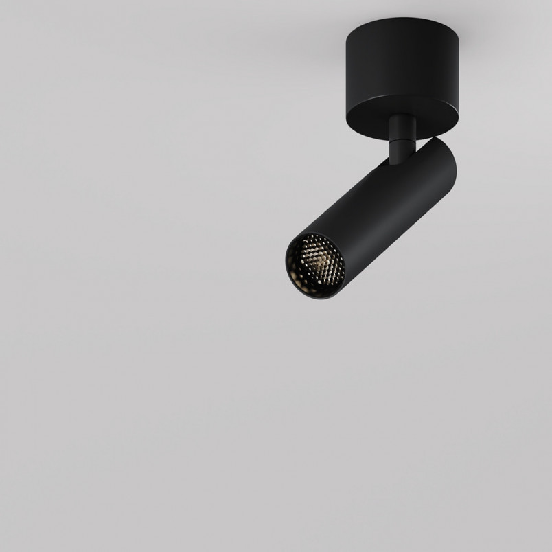 Reflektor sufitowy Focus T LED 3000K 3cm H12,5cm czarny Maytoni