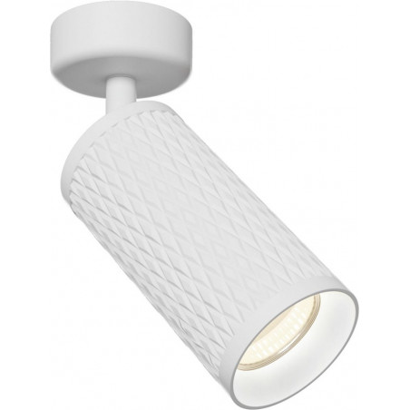 Reflektor sufitowy dekoracyjnym kloszem Focus Design biały Maytoni