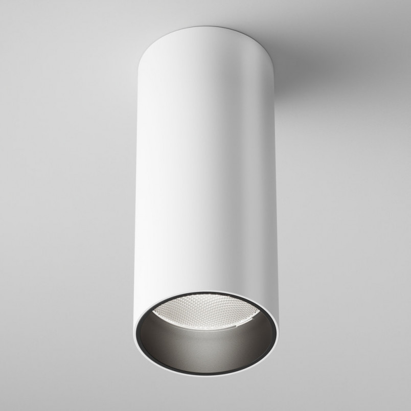 Lampa tuba spot natynkowa ściemniana Focus LED 4000K 5,2cm biała Maytoni