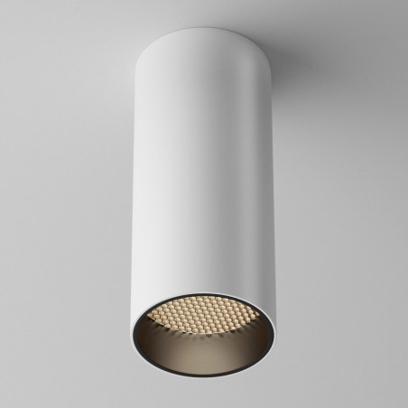 Lampa tuba spot natynkowa ściemniana Focus LED 3000K 5,2cm biała Maytoni
