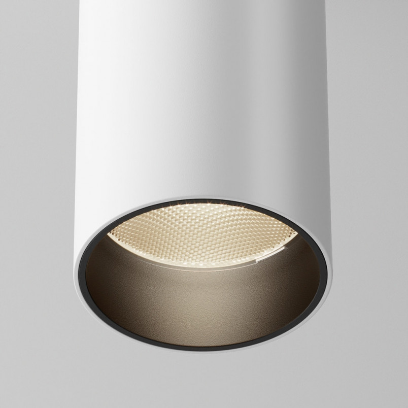 Lampa tuba spot natynkowa ściemniana Focus LED 3000K 5,2cm biała Maytoni