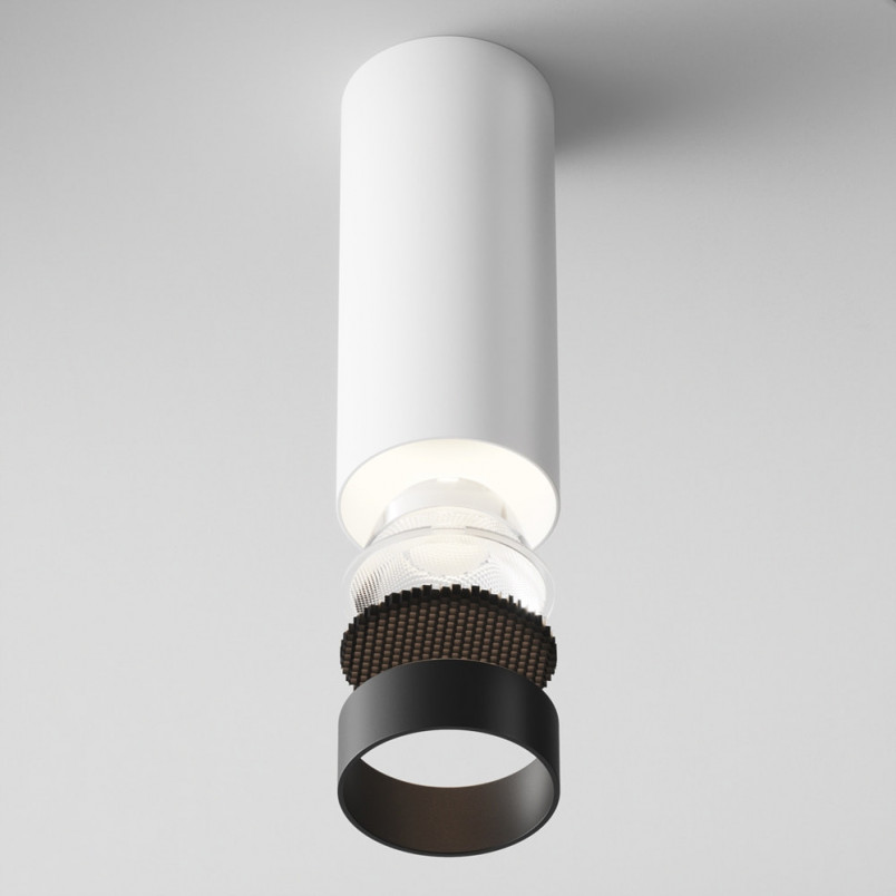 Lampa tuba spot natynkowa Focus LED 4000K 5,2cm biała Maytoni
