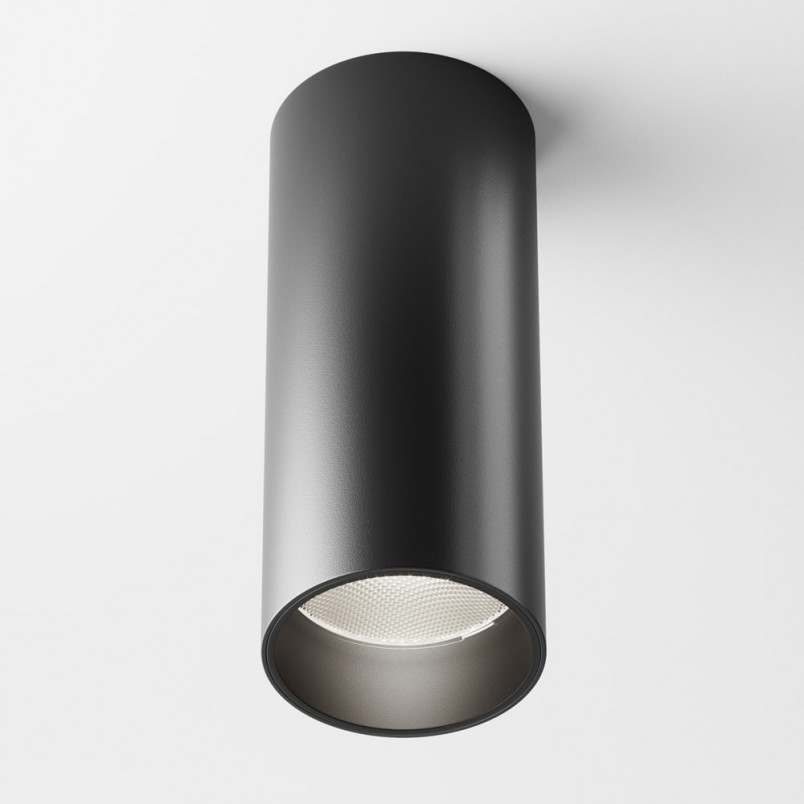 Lampa tuba spot natynkowa ściemniana Focus LED 4000K 5,2cm czarna Maytoni