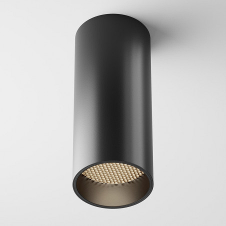 Lampa tuba spot natynkowa Focus LED 3000K 5,2cm czarna Maytoni