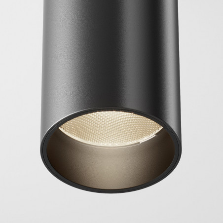 Lampa tuba spot natynkowa Focus LED 3000K 5,2cm czarna Maytoni