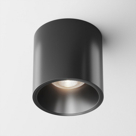 Lampa spot tuba ściemniana Alfa LED 4000K 7cm czarna Maytoni