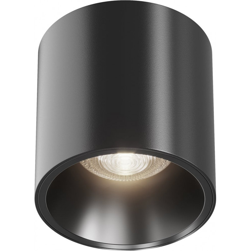 Lampa spot tuba ściemniana Alfa LED 4000K 7cm czarna Maytoni
