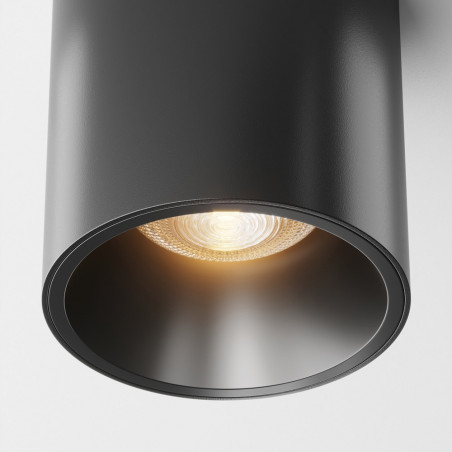Lampa spot tuba ściemniana Alfa LED 3000K 7cm czarna Maytoni
