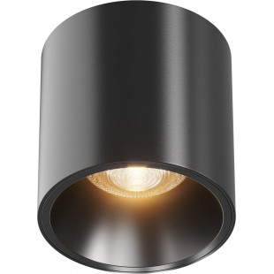 Lampa spot tuba ściemniana Alfa LED 3000K 7cm czarna Maytoni