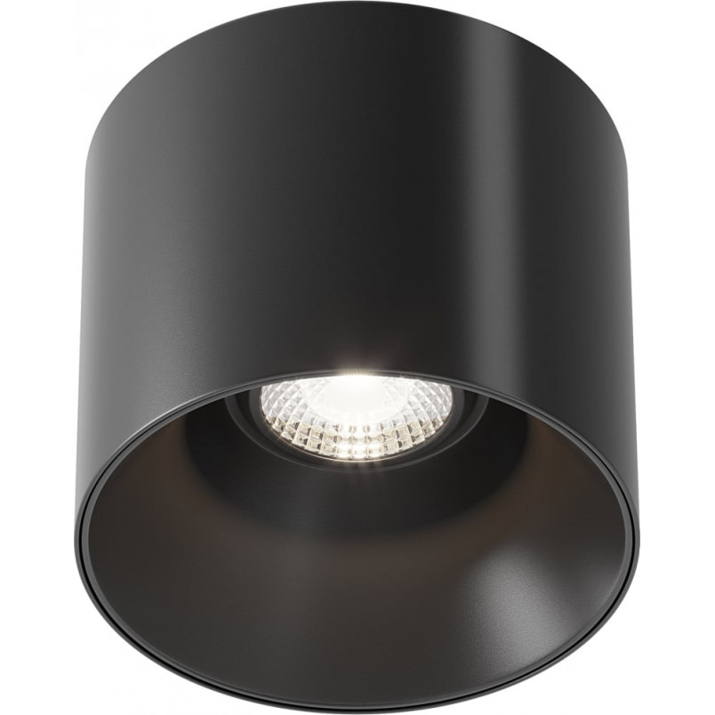 Lampa spot tuba ściemniana Alfa LED 4000K 12,5cm czarna Maytoni