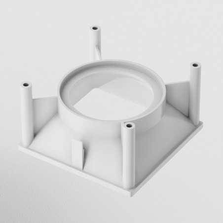 Ramka dekoracyjna do lamp Alfa LED 6,8x,6,8cm biała Maytoni