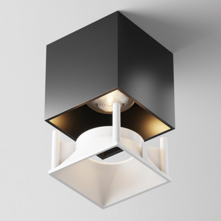 Ramka dekoracyjna do lamp Alfa LED 6,8x,6,8cm biała Maytoni
