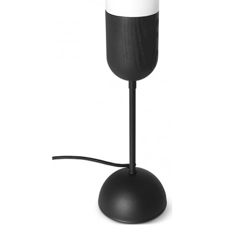 Lampa na szafkę nocną Funsui czarno-biała Ummo