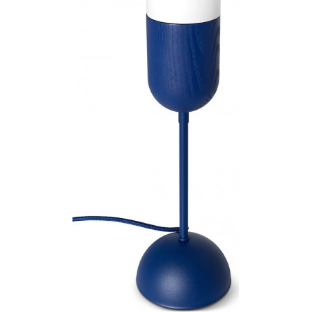 Lampa na szafkę nocną Funsui granatowo-biała Ummo