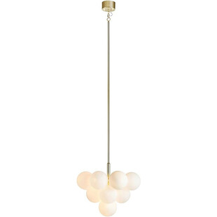 Lampa wisząca szklane kule glamour Merlot 56 Biały/Złoty marki Markslojd