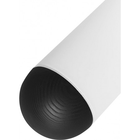 Lampa wisząca szklana z drewnem Funsui  8,4cm czarno-biała Ummo