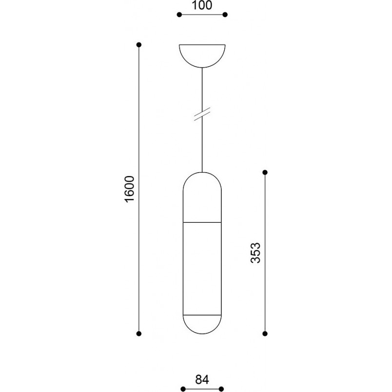 Lampa wisząca szklana z drewnem Funsui  8,4cm biała Ummo