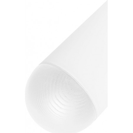 Lampa wisząca szklana z drewnem Funsui  8,4cm biała Ummo