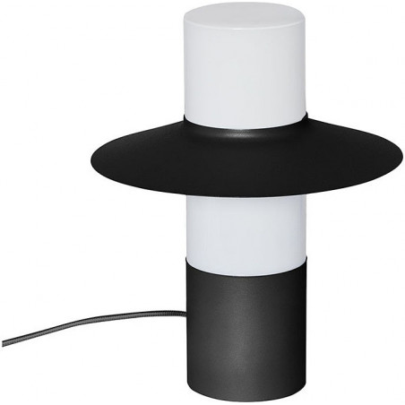 Lampa stołowa retro Caponio czarna Ummo