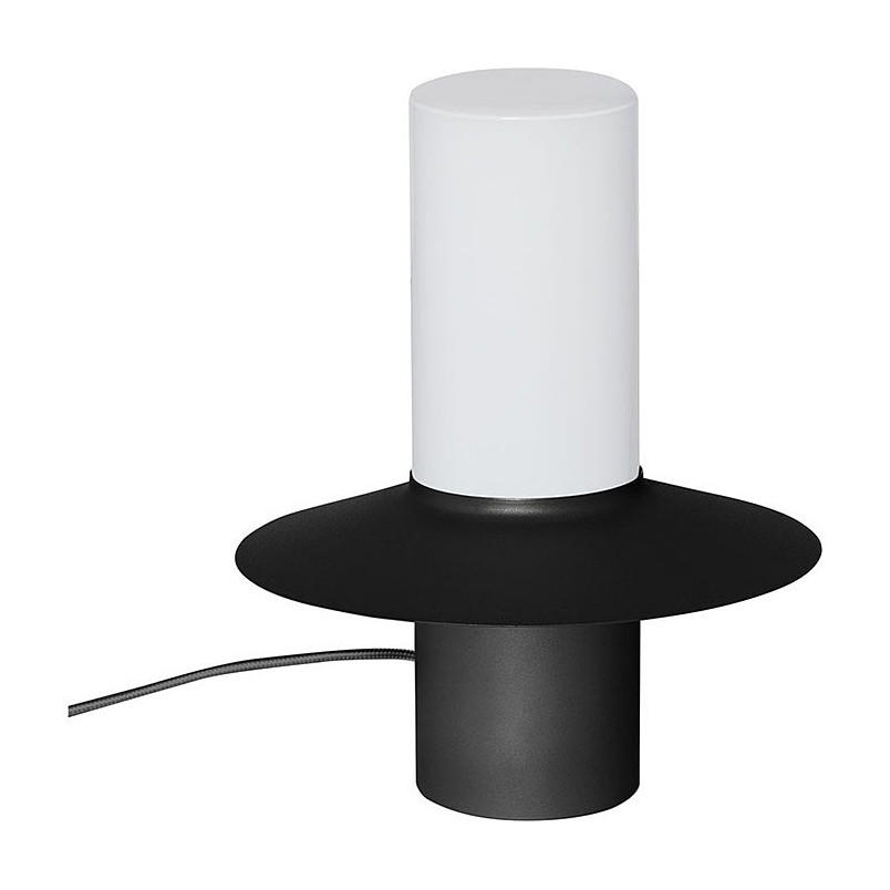 Lampa stołowa retro Caponio czarna Ummo