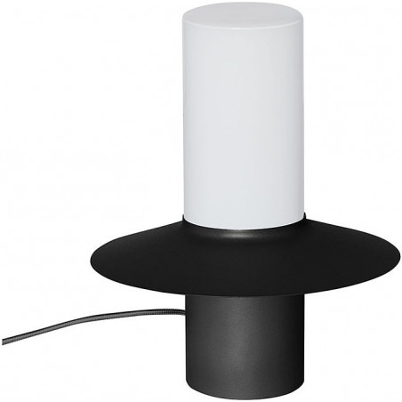 Lampa stołowa retro Caponio czarna Ummo