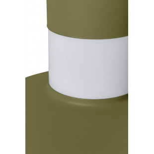 Lampa wisząca retro Caponio 28cm oliwkowa Ummo