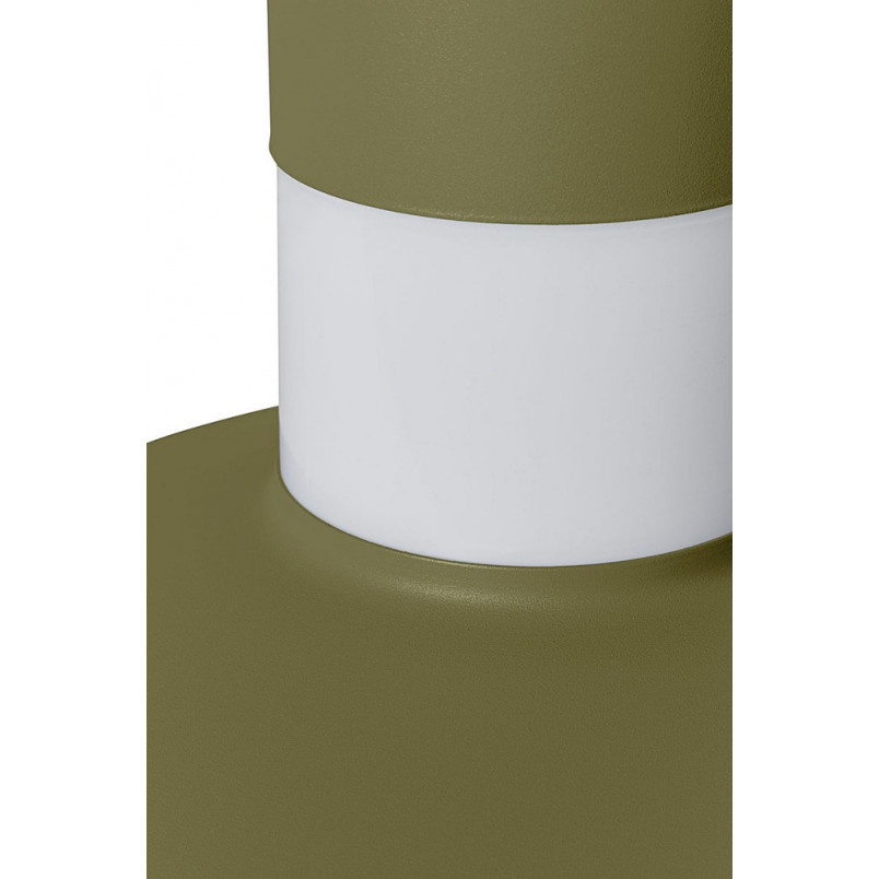 Lampa wisząca retro Caponio 28cm oliwkowa Ummo