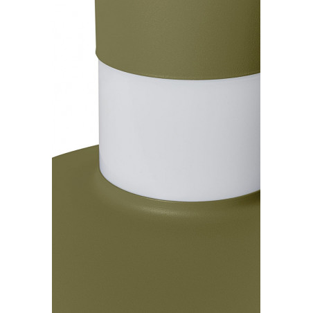 Lampa wisząca retro Caponio 28cm oliwkowa Ummo