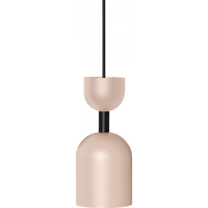 Lampa wisząca Supuru 11cm beżowa z czarną rurką Ummo