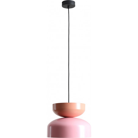 Lampa wisząca Tula 30cm baby pink / coral Aldex