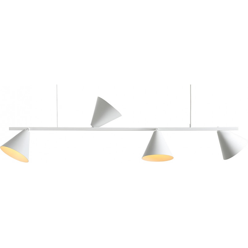 Lampa wisząca podłużna regulowana Form IV 120cm biała Aldex