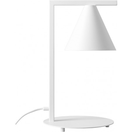 Lampa biurkowa stożek Form biała Aldex