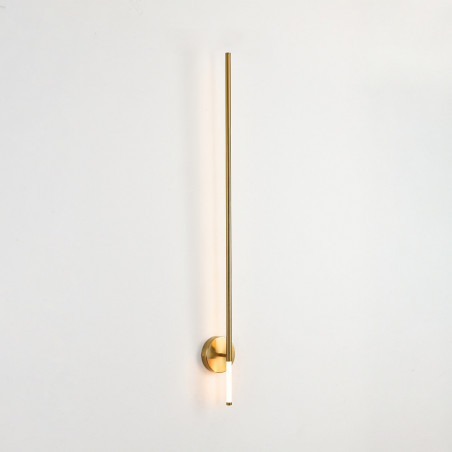 Kinkiet pionowy Fresco LED 95cm złoty Step Into Design