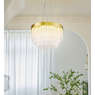 Żyrandol kryształowy glamour Gloria LED 40cm Step Into Design