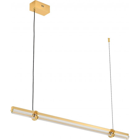 Lampa wisząca podłużna glamour Lovely LED 100cm złota Step Into Design