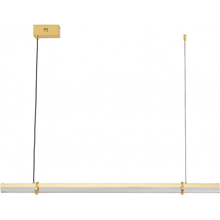 Lampa wisząca podłużna glamour Lovely LED 120cm złota Step Into Design