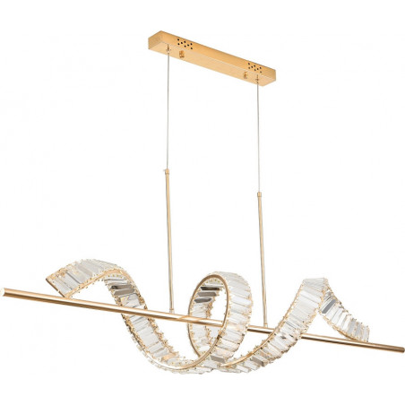 Lampa wisząca kryształowa Ritz LED 150cm złota Step Into Design