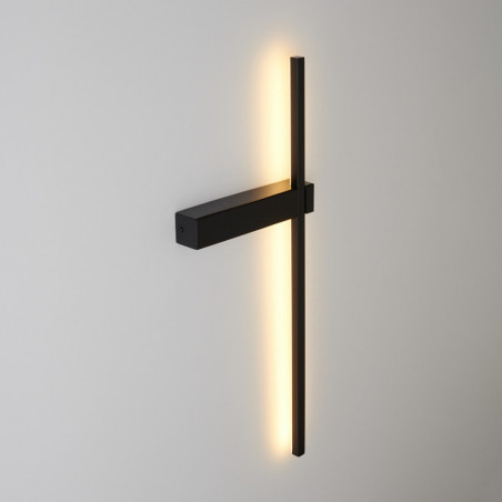 Kinkiet pionowy minimalistyczny Soul LED 60cm czarny Step Into Design