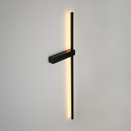 Kinkiet pionowy minimalistyczny Soul LED 90cm czarny Step Into Design