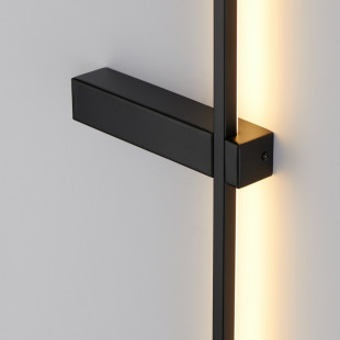Kinkiet pionowy minimalistyczny Soul LED 90cm czarny Step Into Design