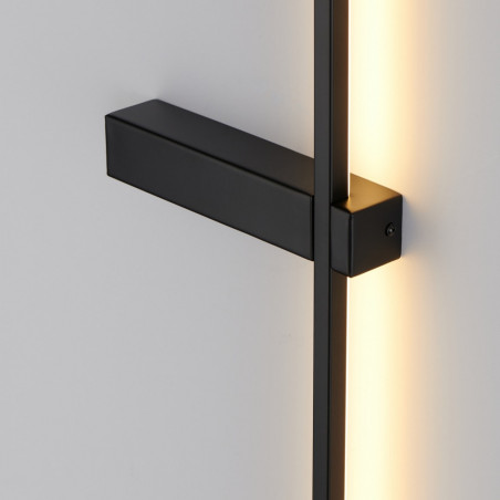 Kinkiet pionowy minimalistyczny Soul LED 90cm czarny Step Into Design