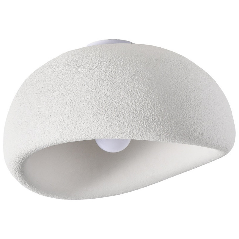 Plafon japandi Stone 40cm biały Step Into Design