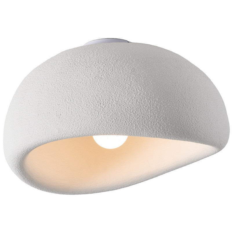 Plafon japandi Stone 40cm biały Step Into Design