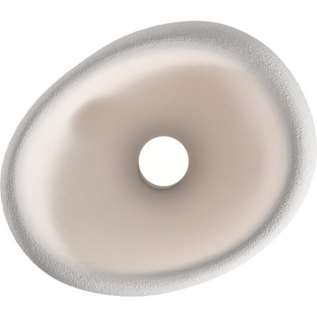 Plafon japandi Stone 40cm biały Step Into Design