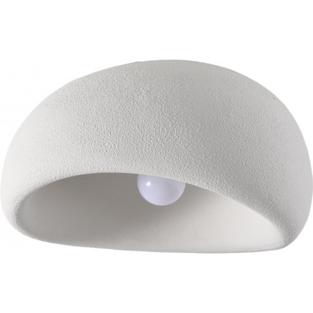 Plafon japandi Stone 50cm biały Step Into Design