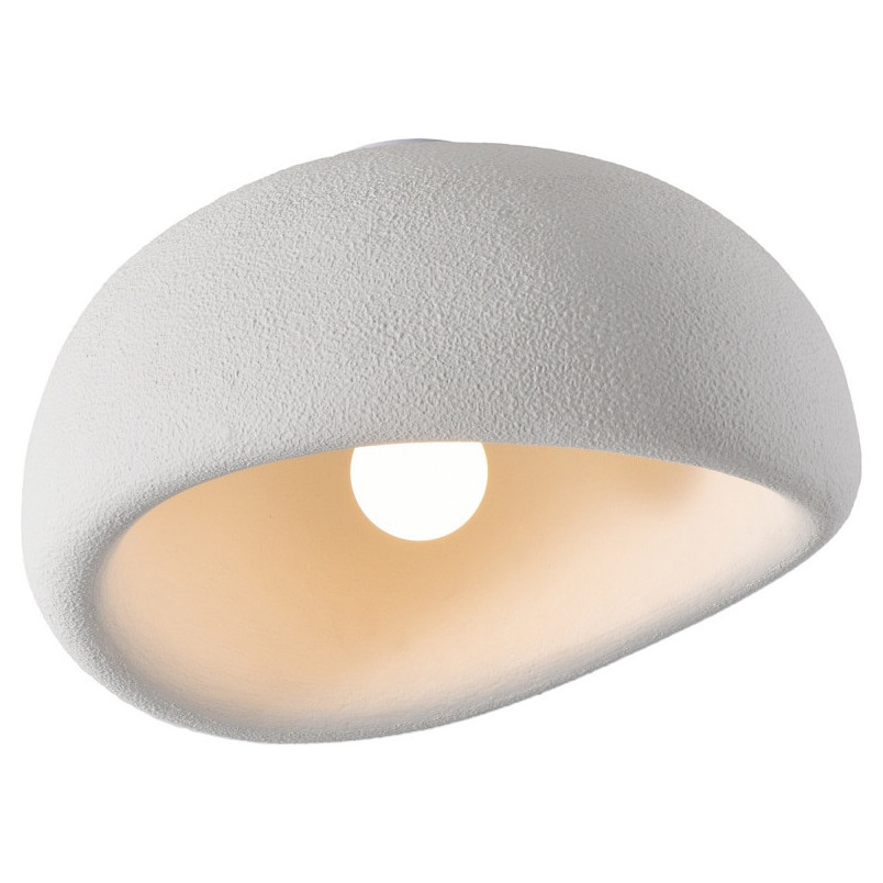 Plafon japandi Stone 50cm biały Step Into Design